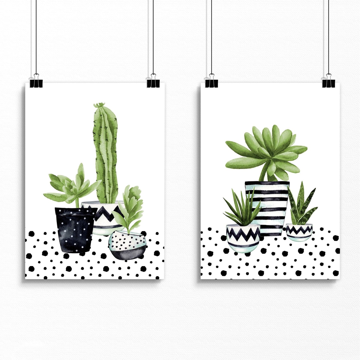 Art for the kitchen wall | set of 2 wall art prints