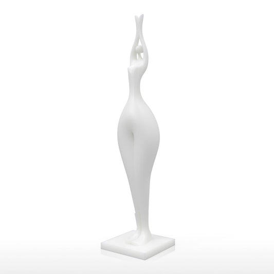 Stretch Beauty 3D Printed Sculpture Elegant Model