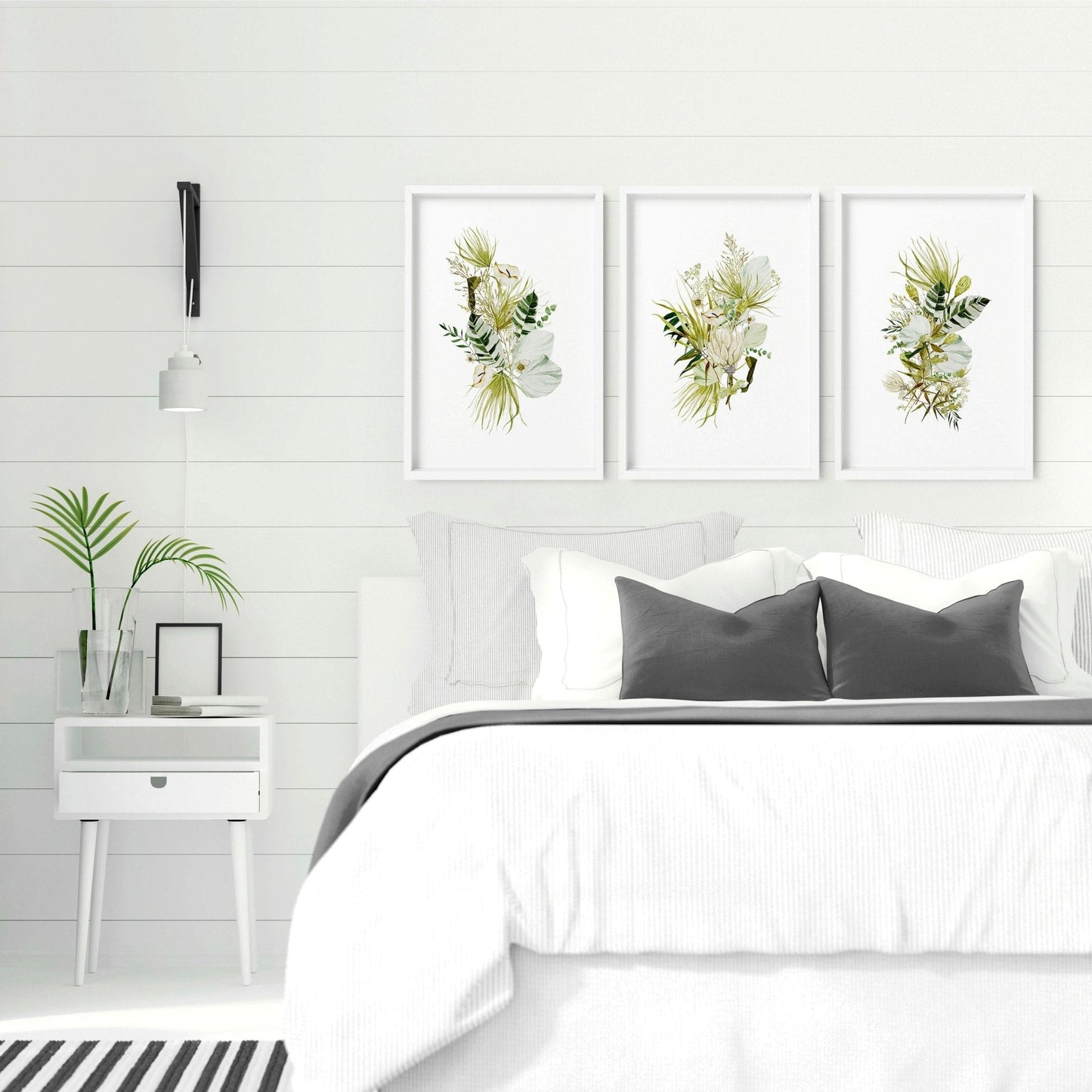 Farmhouse decor bedroom | set of 3 wall art prints