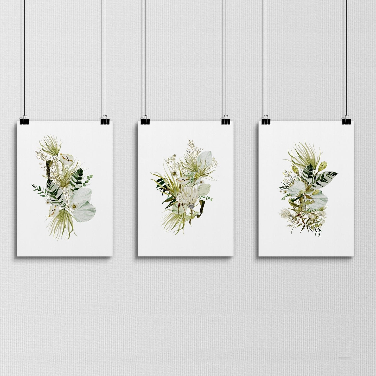 Farmhouse decor bedroom | set of 3 wall art prints