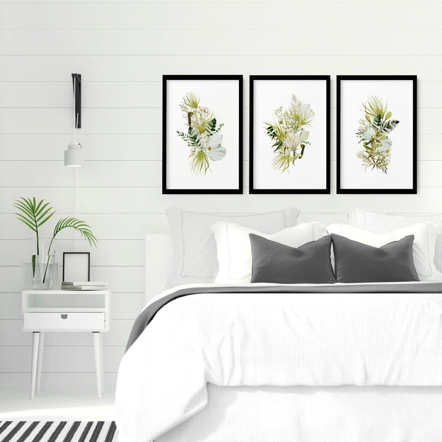 Farmhouse decor bedroom | set of 3 wall art prints